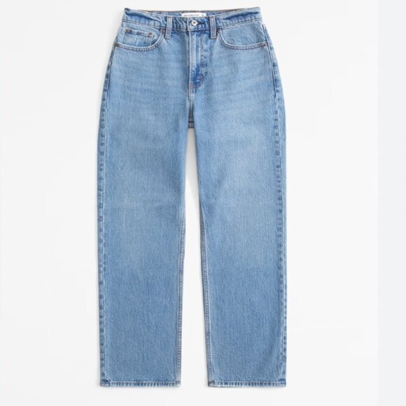 Abercrombie & Fitch High Rise Vintage Straight Jean - Picture 2 of 3